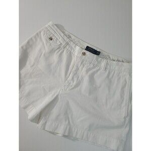 Polo By Ralph Lauren Women's Casual Chino Shorts, White, 12
